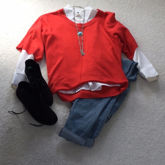 The Limited Sweaters - Soft orange sweater